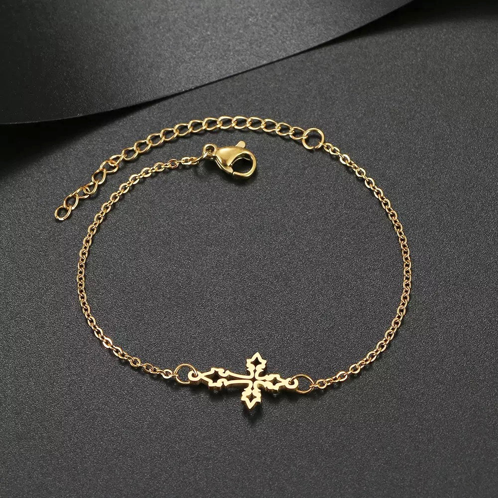 гривна за ръка с кръст подарък