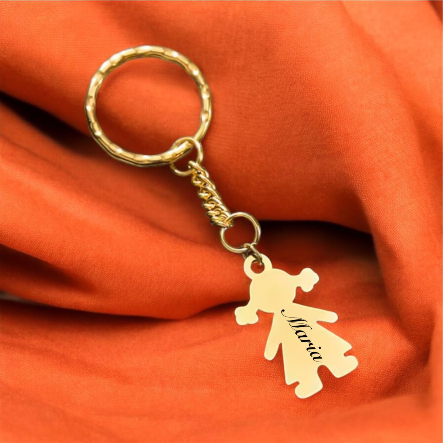 Гравиран ключодържател с дете подарък