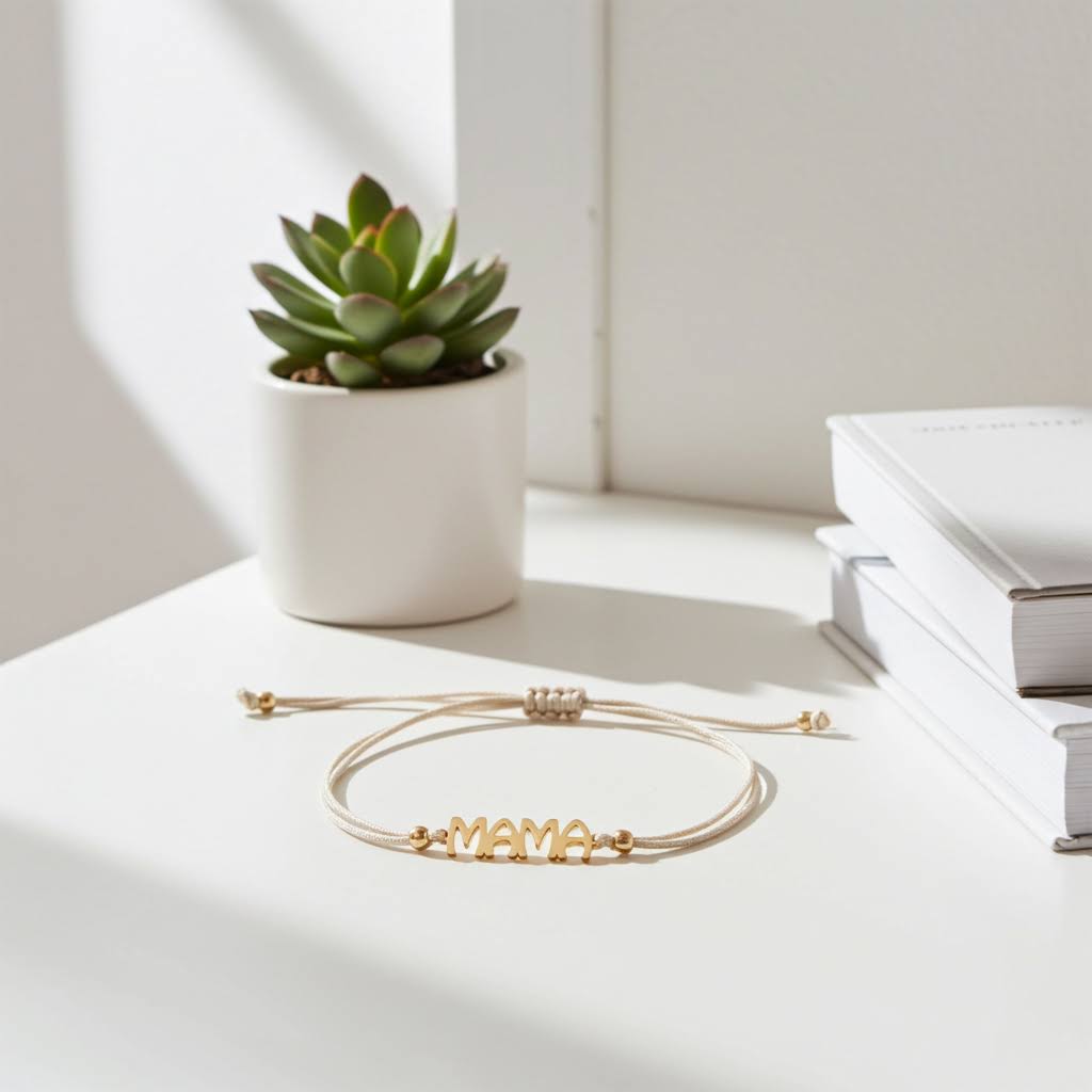 гривна с бежов конец и мама подарък