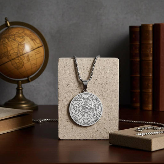 гравиран медальон с Архангелски печат подарък